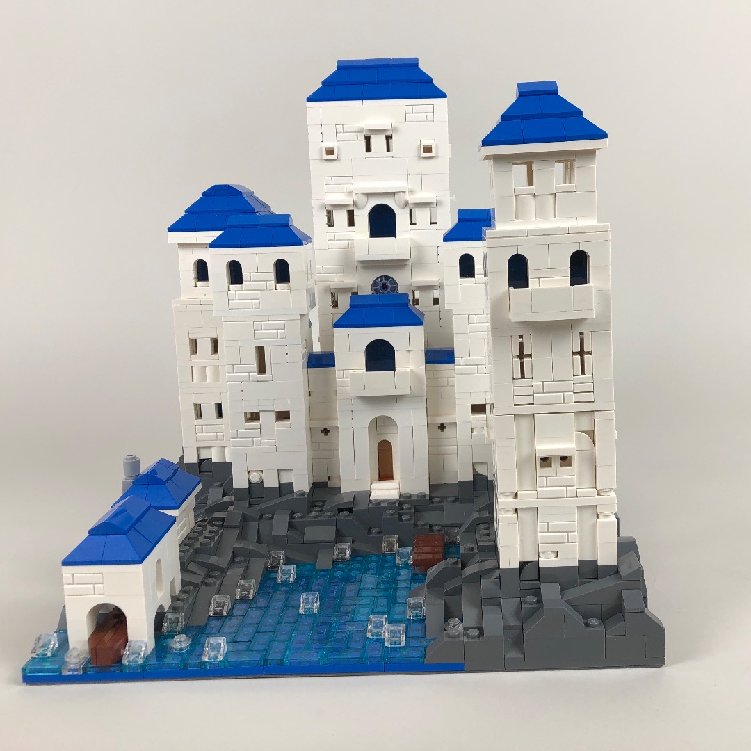 A castle by the sea